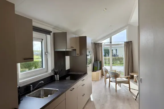 Camping t Weergors Chalet Zomereik28